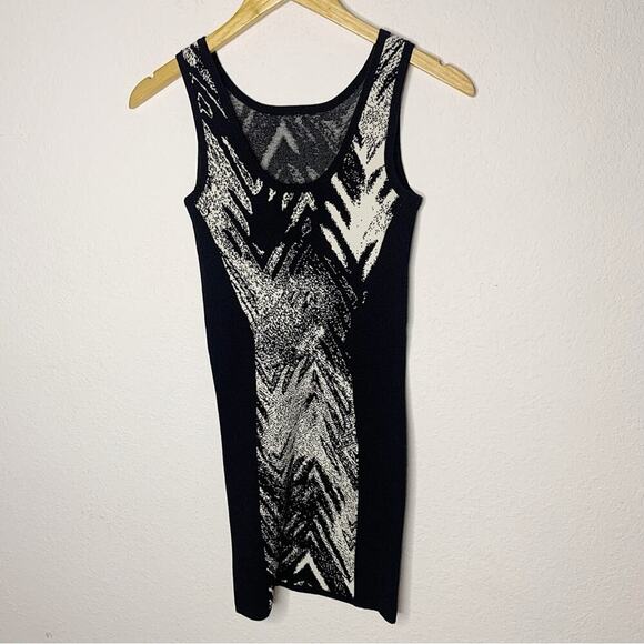 NWT A/X Armani Exchange Textured Knit Sleeveless Bodycon Dress Size XS $108 - Picture 2 of 6